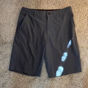 O'Neill Men's Dark Blue Flat Front Shorts